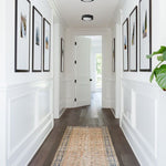 13 Inch flush light black ceiling lamp fixture glass, metal lights ceiling led