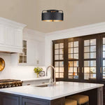 4 Light bulbs light black gold light fixture metal ceiling light