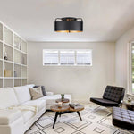 4 Light bulbs light black gold light fixture metal ceiling light