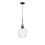 1 Light hanging light black , clear glass pendant lights glass, metal bedroom lights