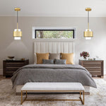 2 Pack light fixture black and gold kitchen lighting glass pendant light