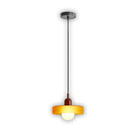 Modern hanging light orange&wine kitchen island light glass pendant light