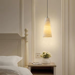 10 IN kitchen light fixture black hangable light alabaster pendant light