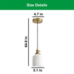 16B light fixture gold ceramic light glass, metal  pendant light