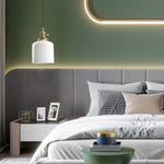 16B light fixture gold ceramic light glass, metal  pendant light