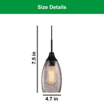 4.72” Pendant light white chandeliers light glass kitchen island light