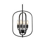4 Light bulb light black kitchen light metal pendant light