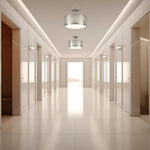 3 Bulb led light silver ceiling light metal dining light fixtures