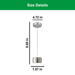 LED island lights chrome pendant light chrome light fixtures