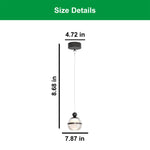 1 Light bulb lights black chandelier light metal pendant light