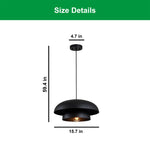 15.7” Island lights black kitchen lighting aluminum pendant light