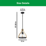 Farmhouse kitchen lighting oak pendant light glass, metal, wood hanging lamps