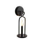 1 light light bulb black light fixtures metal wall light