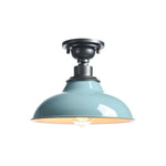 12-inch ceiling light metal ceiling lamp fixture blue mount flush light
