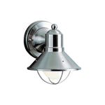 1 light wall sconce aluminum light bulb brushed nickel porch lights