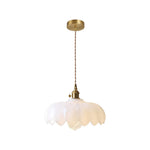 1-light ceiling lamp milk white pendant light glass brass fixtures