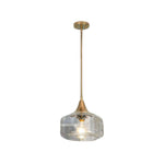 Adjustable mount ceiling light pendant glass kitchen island gold clear industrial light
