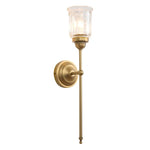 1-Light sconce lights gold wall lights glass, metal light fixture