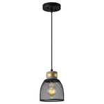 1-Pack hanging light black island lights metal pendant light