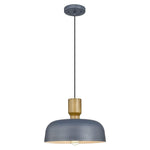 1 Pack hanging lights blue kitchen island lights metal pendant lights