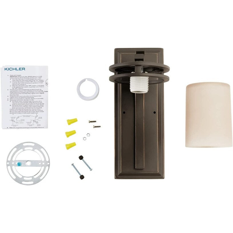 12 inch industrial wall sconce etched glass wall lamp farmhouse black wall lighting fixture