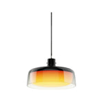 RGBIC light bulb metal glass hanging light black pendant light