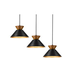 3-pack kitchen island copper, metal wood hanging lamp black farmhouse lighting