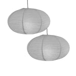 2- Pack lantern lights white paper light paper, metal decor lights