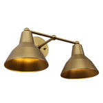 2 Lights light fixture gold sconce lights metal wall lights