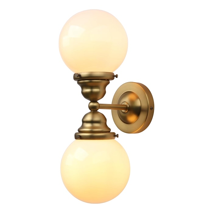 2 Lights sconces lights gold vanity lights glass, metal light fixtures