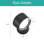 2 Pcs LED wall lights black sconce lights plastic, metal mounted lights