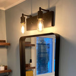 2 light industrial wall light modern industrial wall sconce with sockets