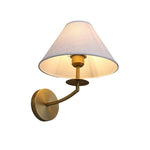 "E26 lighting fixtures gold wall sconce linen, metal wall lights "