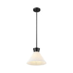 1-Light pendant light glass metal kitchen pendant lighting black milk white modern pendant fixture