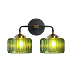 2 Light light fixtures black/Gold/Green vanity lights   metal wall mount light