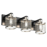 3 Lights brushed nickel black, light fixture bathroom lights metal vanity lights