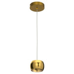 3-Pack light fixtures gold kitchen pendant lamps aluminum LED pendant light