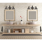 3 light Industrial arm wall lantern black Lligt