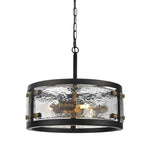 3-light rustic island lights black pendant light fixture glass, metal pendant light