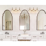 3 light vintage wall light fixture vanity wall lamp brass wall sconce over mirror