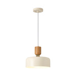 12 inch pendant style metal wood kitchen island soft cream pendant lighting