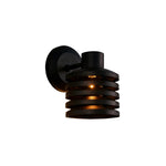 Modern light fixture metal brass wall mount lamp black wall sconce