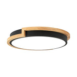 Modern lighting fixtures acrylic metal kitchen light black flush mount light