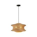 18” Bulb light black, rattan kitchen lighting  metal, rattan paper pendant light