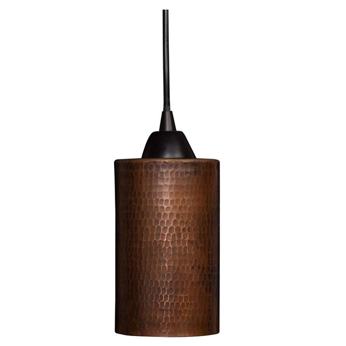 4 inch cylinder pendant light industrial copper pendant lamp