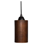 4 inch cylinder pendant light industrial copper pendant lamp