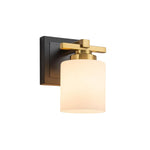 1 Light vanity mirror metal wall sconces black gold bulb light