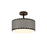1 Pack led light metal ceiling light black flush mount ceiling fixture