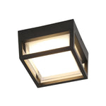 125w porch light Aluminum Polycarbonate flush ceiling lamp Black fixture lights