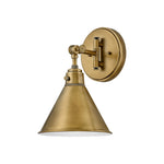 Heritage Brass light bulb gold light fixture alloy steel wall light